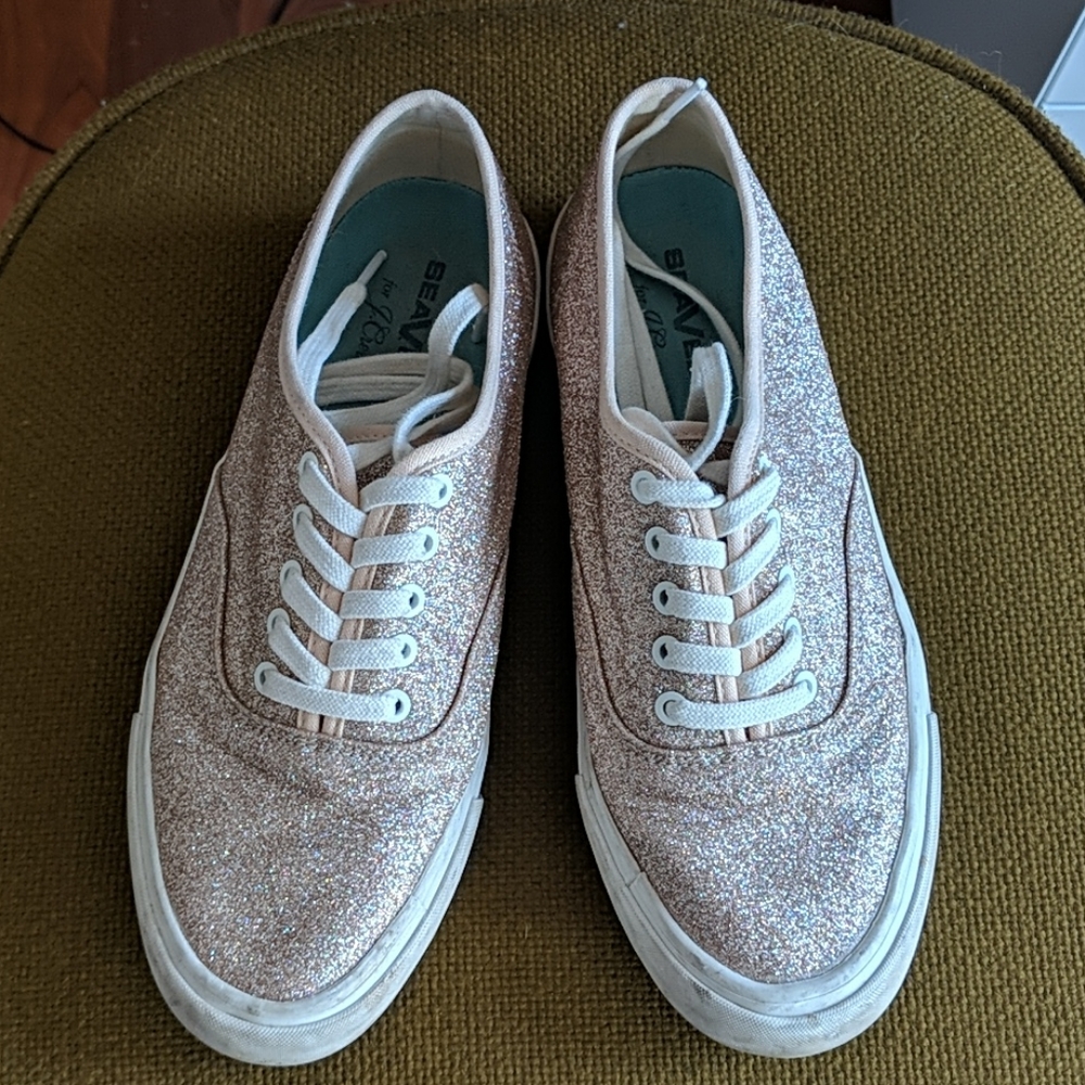 J. Crew SeaVees Glitter Pink